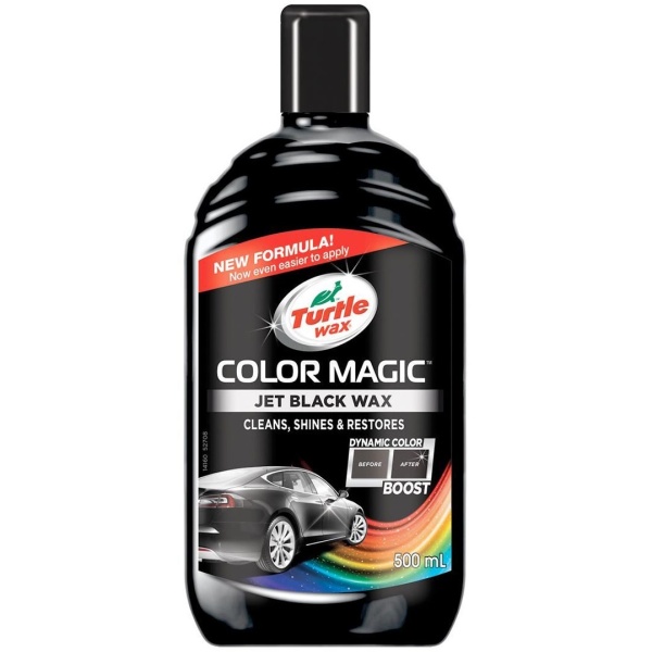 Turtle Wax Color Magic Jet Black Wax Polish Negru New Formula 500ML TW FG52708